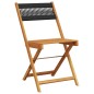 vidaXL 3-tlg. Bistro-Set Schwarz Polypropylen und Massivholz vidaXL 3-tlg. Bistro-Set Schwarz Polypropylen und Massivholz
