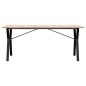 vidaXL Esstisch Y-Gestell 180x90x75 cm Massivholz Kiefer und Gusseisen vidaXL Esstisch Y-Gestell 180x90x75 cm Massivholz Kiefer und Gusseisen