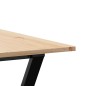 vidaXL Esstisch Y-Gestell 180x90x75 cm Massivholz Kiefer und Gusseisen vidaXL Esstisch Y-Gestell 180x90x75 cm Massivholz Kiefer und Gusseisen