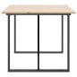 vidaXL Esstisch O-Gestell 180x90x75 cm Massivholz Kiefer und Gusseisen vidaXL Esstisch O-Gestell 180x90x75 cm Massivholz Kiefer und Gusseisen