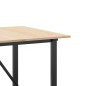 vidaXL Esstisch O-Gestell 180x90x75 cm Massivholz Kiefer und Gusseisen vidaXL Esstisch O-Gestell 180x90x75 cm Massivholz Kiefer und Gusseisen