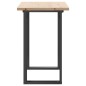 vidaXL Esstisch O-Gestell 100x50x75,5 cm Massivholz Kiefer & Gusseisen vidaXL Esstisch O-Gestell 100x50x75,5 cm Massivholz Kiefer & Gusseisen
