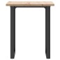 vidaXL Esstisch O-Gestell 60x60x75,5 cm Massivholz Kiefer & Gusseisen vidaXL Esstisch O-Gestell 60x60x75,5 cm Massivholz Kiefer & Gusseisen