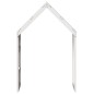 vidaXL Dach für Kinderbett Weiß 60x89x134,5 cm Massivholz Kiefer vidaXL Dach für Kinderbett Weiß 60x89x134,5 cm Massivholz Kiefer