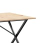 vidaXL Esstisch X-Gestell 200x100x75cm Massivholz Kiefer und Gusseisen vidaXL Esstisch X-Gestell 200x100x75cm Massivholz Kiefer und Gusseisen