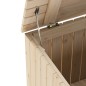 vidaXL Truhe mit Deckel RANA 80x49x54 cm Massivholz Kiefer vidaXL Truhe mit Deckel RANA 80x49x54 cm Massivholz Kiefer