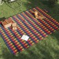 vidaXL Picknickdecke Faltbar Mehrfarbig Kariert 200x150 cm Samt vidaXL Picknickdecke Faltbar Mehrfarbig Kariert 200x150 cm Samt