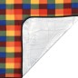 vidaXL Picknickdecke Faltbar Mehrfarbig Kariert 200x150 cm Samt vidaXL Picknickdecke Faltbar Mehrfarbig Kariert 200x150 cm Samt