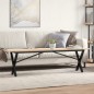 vidaXL Couchtisch X-Gestell 160x40x45 cm Massivholz Kiefer & Gusseisen vidaXL Couchtisch X-Gestell 160x40x45 cm Massivholz Kiefer & Gusseisen