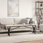 vidaXL Couchtisch X-Gestell 160x40x45 cm Massivholz Kiefer & Gusseisen vidaXL Couchtisch X-Gestell 160x40x45 cm Massivholz Kiefer & Gusseisen