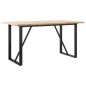 vidaXL Esstisch O-Gestell 160x80x75,5 cm Massivholz Kiefer & Gusseisen vidaXL Esstisch O-Gestell 160x80x75,5 cm Massivholz Kiefer & Gusseisen