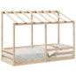 vidaXL Kinderbett mit Dach 75x190 cm Massivholz Kiefer vidaXL Kinderbett mit Dach 75x190 cm Massivholz Kiefer