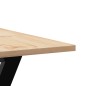 vidaXL Esstisch Y-Gestell 80x80x75 cm Massivholz Kiefer und Gusseisen vidaXL Esstisch Y-Gestell 80x80x75 cm Massivholz Kiefer und Gusseisen