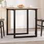 vidaXL Esstisch O-Gestell 80x80x75 cm Massivholz Kiefer und Gusseisen vidaXL Esstisch O-Gestell 80x80x75 cm Massivholz Kiefer und Gusseisen