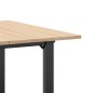 vidaXL Esstisch O-Gestell 80x80x75 cm Massivholz Kiefer und Gusseisen vidaXL Esstisch O-Gestell 80x80x75 cm Massivholz Kiefer und Gusseisen