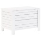 vidaXL Truhe mit Deckel RANA Weiß 80x49x54 cm Massivholz Kiefer vidaXL Truhe mit Deckel RANA Weiß 80x49x54 cm Massivholz Kiefer