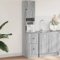 vidaXL Küchenschrank Grau Sonoma 35x50x180 cm Holzwerkstoff vidaXL Küchenschrank Grau Sonoma 35x50x180 cm Holzwerkstoff