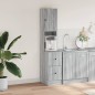 vidaXL Küchenschrank Grau Sonoma 35x50x180 cm Holzwerkstoff vidaXL Küchenschrank Grau Sonoma 35x50x180 cm Holzwerkstoff