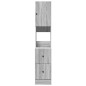 vidaXL Küchenschrank Grau Sonoma 35x50x180 cm Holzwerkstoff vidaXL Küchenschrank Grau Sonoma 35x50x180 cm Holzwerkstoff