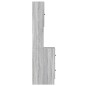 vidaXL Küchenschrank Grau Sonoma 35x50x180 cm Holzwerkstoff vidaXL Küchenschrank Grau Sonoma 35x50x180 cm Holzwerkstoff