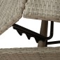 vidaXL Sonnenliegen 2 Stk. mit Tisch Hellgrau Poly Rattan vidaXL Sonnenliegen 2 Stk. mit Tisch Hellgrau Poly Rattan