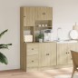 vidaXL Küchenschrank Sonoma-Eiche 95x50x180 cm Holzwerkstoff vidaXL Küchenschrank Sonoma-Eiche 95x50x180 cm Holzwerkstoff
