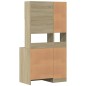 vidaXL Küchenschrank Sonoma-Eiche 95x50x180 cm Holzwerkstoff vidaXL Küchenschrank Sonoma-Eiche 95x50x180 cm Holzwerkstoff
