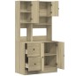 vidaXL Küchenschrank Sonoma-Eiche 95x50x180 cm Holzwerkstoff vidaXL Küchenschrank Sonoma-Eiche 95x50x180 cm Holzwerkstoff
