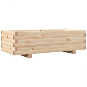vidaXL Pflanzkübel 90x40x26,5 cm Massivholz Kiefer