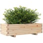 vidaXL Pflanzkübel 90x40x26,5 cm Massivholz Kiefer vidaXL Pflanzkübel 90x40x26,5 cm Massivholz Kiefer