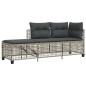 vidaXL 3-tlg. Garten-Ecksofa-Set mit Kissen Hellgrau Poly Rattan vidaXL 3-tlg. Garten-Ecksofa-Set mit Kissen Hellgrau Poly Rattan