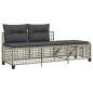 vidaXL 3-tlg. Garten-Ecksofa-Set mit Kissen Hellgrau Poly Rattan vidaXL 3-tlg. Garten-Ecksofa-Set mit Kissen Hellgrau Poly Rattan