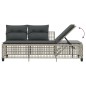 vidaXL 3-tlg. Garten-Ecksofa-Set mit Kissen Hellgrau Poly Rattan vidaXL 3-tlg. Garten-Ecksofa-Set mit Kissen Hellgrau Poly Rattan