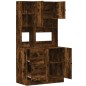 vidaXL Küchenschrank Räuchereiche 95x50x180 cm Holzwerkstoff vidaXL Küchenschrank Räuchereiche 95x50x180 cm Holzwerkstoff