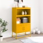 vidaXL Highboard Senfgelb 68,5x38,5x123,5 cm Stahl vidaXL Highboard Senfgelb 68,5x38,5x123,5 cm Stahl