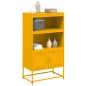 vidaXL Highboard Senfgelb 68,5x38,5x123,5 cm Stahl vidaXL Highboard Senfgelb 68,5x38,5x123,5 cm Stahl