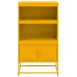 vidaXL Highboard Senfgelb 68,5x38,5x123,5 cm Stahl vidaXL Highboard Senfgelb 68,5x38,5x123,5 cm Stahl