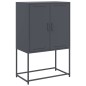 vidaXL Highboard Anthrazit 68,5x38,5x107 cm Stahl vidaXL Highboard Anthrazit 68,5x38,5x107 cm Stahl