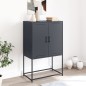vidaXL Highboard Anthrazit 68,5x38,5x107 cm Stahl vidaXL Highboard Anthrazit 68,5x38,5x107 cm Stahl
