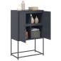 vidaXL Highboard Anthrazit 68,5x38,5x107 cm Stahl vidaXL Highboard Anthrazit 68,5x38,5x107 cm Stahl