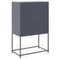 vidaXL Highboard Anthrazit 68,5x38,5x107 cm Stahl vidaXL Highboard Anthrazit 68,5x38,5x107 cm Stahl
