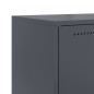 vidaXL Highboard Anthrazit 68,5x38,5x107 cm Stahl vidaXL Highboard Anthrazit 68,5x38,5x107 cm Stahl