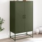 vidaXL Highboard Weiß 68,5x38,5x123,5 cm Stahl vidaXL Highboard Weiß 68,5x38,5x123,5 cm Stahl