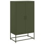 vidaXL Highboard Weiß 68,5x38,5x123,5 cm Stahl vidaXL Highboard Weiß 68,5x38,5x123,5 cm Stahl