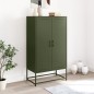 vidaXL Highboard Weiß 68,5x38,5x123,5 cm Stahl vidaXL Highboard Weiß 68,5x38,5x123,5 cm Stahl