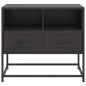 vidaXL TV-Schrank Schwarz 68x39x60,5 cm Stahl vidaXL TV-Schrank Schwarz 68x39x60,5 cm Stahl