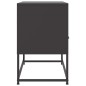vidaXL TV-Schrank Schwarz 68x39x60,5 cm Stahl vidaXL TV-Schrank Schwarz 68x39x60,5 cm Stahl