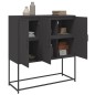 vidaXL Highboard Schwarz 100,5x39x107 cm Stahl vidaXL Highboard Schwarz 100,5x39x107 cm Stahl