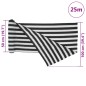 vidaXL Zaunblende Anthrazit und Weiß 1x25 m HDPE 75 g/m² vidaXL Zaunblende Anthrazit und Weiß 1x25 m HDPE 75 g/m²