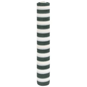 vidaXL Zaunblende Grün und Weiß 1,2x25 m HDPE 75 g/m²